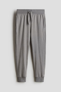 H&M - Boys Grey Cotton Jersey Joggers