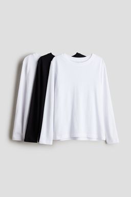 H&M - Boys 3-Pack Long-Sleeved T-Shirts