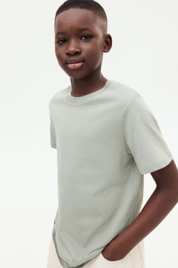 H&M - Boys Green Cotton T-Shirt