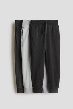 H&M - Boys 3-Pack Cotton Jersey Joggers
