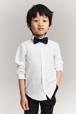 H&M - Boys White Easy-Iron Shirt