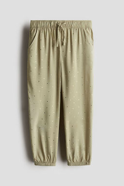 H&M - Girls Green Woven Joggers