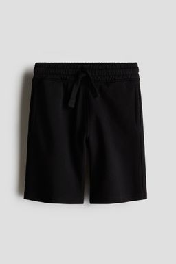 H&M - Boys Black Sweatshirt Shorts