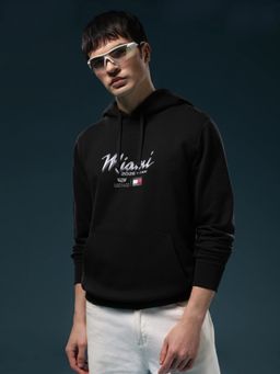 Tommy Hilfiger - F1 Cadillac Graphic Regular Fit Cotton Sweatshirt - Black