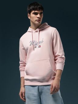 Tommy Hilfiger - F1 Cadillac Graphic Regular Fit Cotton Sweatshirt - Pink