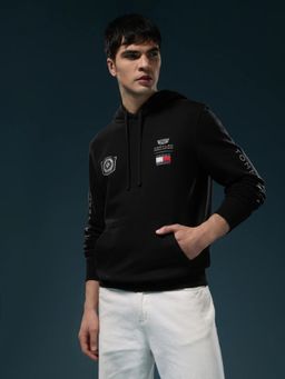 Tommy Hilfiger - F1 Cadillac Graphic Regular Fit Cotton Sweatshirt - Black