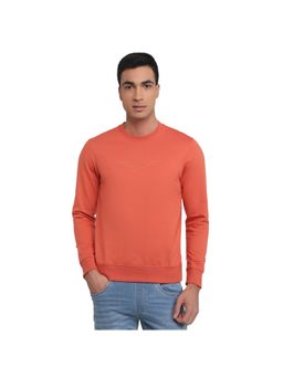 Park Avenue - Red Slim Fit Sweatshirt
