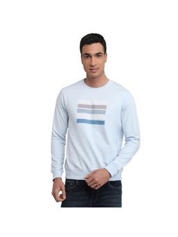 Park Avenue - Blue Slim Fit Sweatshirt