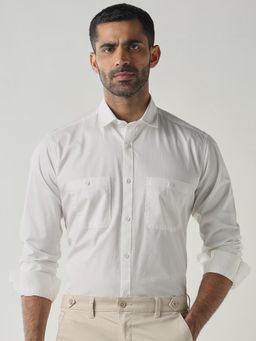 Reid & Taylor - Mens Semi-Formal Shirt RT-813-White