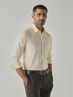 Reid & Taylor - Mens Formal Shirt -RT-831-Lt Yellow