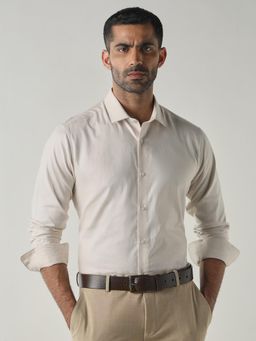 Reid & Taylor - Mens Formal Shirt -RT-834-Beige