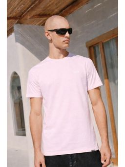 Bonkers Corner - Serene Pink Supima Regular Fit T-Shirt For Men