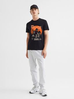 PRONK - Led Zeppelin Men Half Sleeve T-Shirt - Black