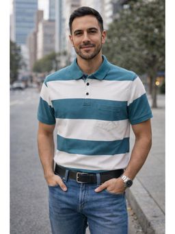 Parcel Yard - Mens Half Sleeve Polo Neck Polo T-Shirt - Green