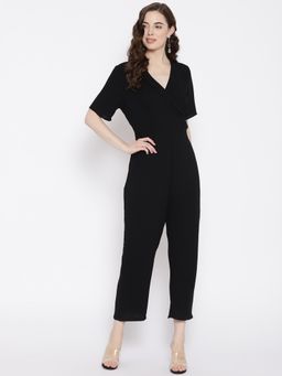 Dodo & Moa - Women Western Wear Jumpsuits - Black