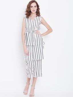 Dodo & Moa - Women Western Wear Jumpsuits - White