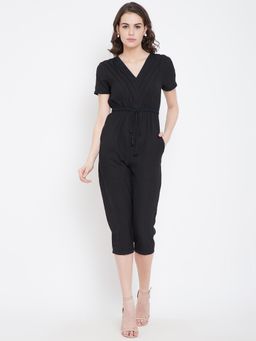 Dodo & Moa - Women Western Wear Jumpsuits - Black