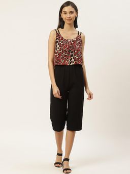 Dodo & Moa - Women Western Wear Jumpsuits - Black