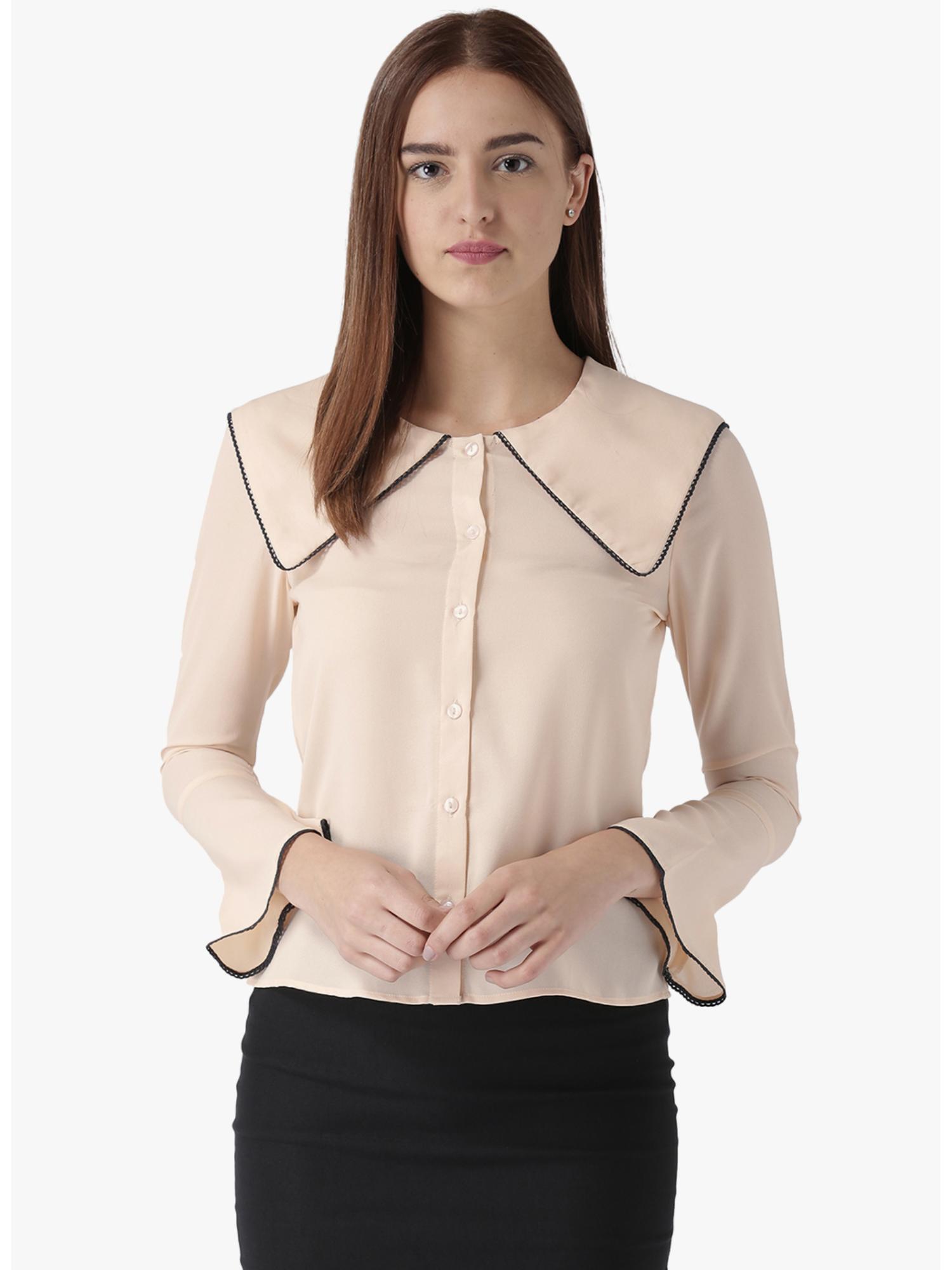 Women Western Wear Shirt - Beige-picture-20