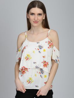 Dodo & Moa - Women Western Wear Tops - White