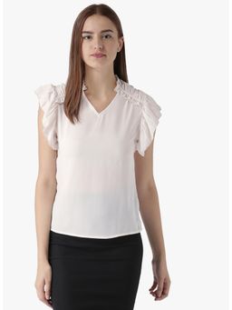 Dodo & Moa - Women Western Wear Tops - White