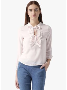 Dodo & Moa - Women Western Wear Tops - Pink