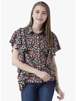 Dodo & Moa - Women Western Wear Tops - Black