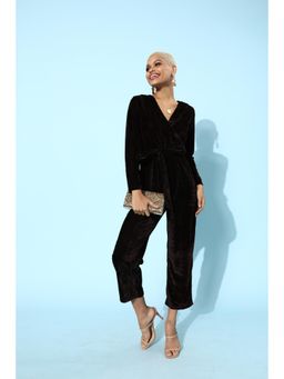 Dodo & Moa - Women Western Wear Jumpsuits - Black (Set of 2)