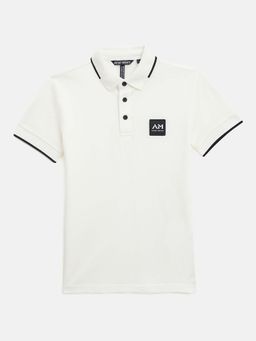 Antony Morato - Cream Solid Polo T-Shirt