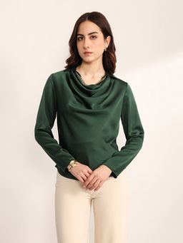 Kazo - Green Eternal Top With Attached Chain