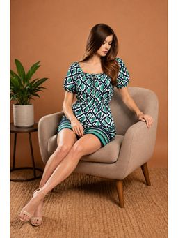NOBARR - Womens Casual Playsuit Green