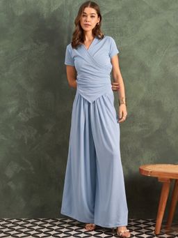 Uptownie - Stretchable Wrap Style Co-Ord Set