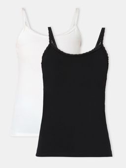 Vero Moda Intimates - Black & White Camisoles (Pack of 2)