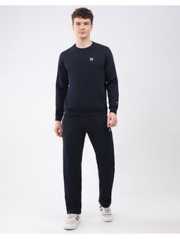 Rock.it - Men's Navy Blue Sweatshirt with Track Pant
