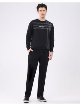 Monte Carlo - Men's Black Full Sleeve Sweatshirt with Track Pant