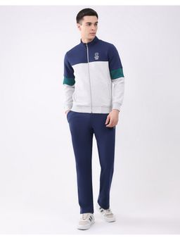 Monte Carlo - Blue Men's Full Sleeve Jacket with Track Pant