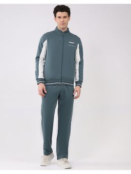 Monte Carlo - Men's Green Full Sleeve Jacket with Track Pant