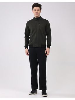 Monte Carlo - Men's Full Sleeve Black Sweatshirt with Track Pant