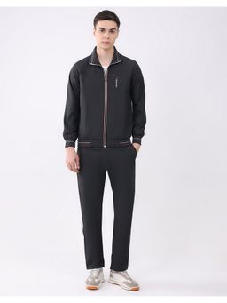 Monte Carlo - Black Men's Full Sleeve Jacket with Track Pant