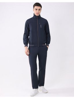 Monte Carlo - Navy Blue Men's Full Sleeve Sweatshirt with Track Pant