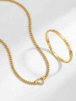 Palmonas - Women Gold Infinite Elegance Jewellery Set