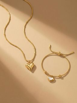 Palmonas - Women Soft Heart Accent Jewellery Set