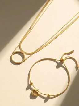 Palmonas - Women Gold Layered Lovely Jewellery Set