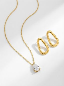Palmonas - Women Crystal Flow Jewellery Set