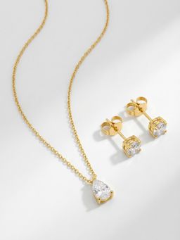 Palmonas - Women Delicate Crystal Jewellery Set