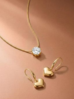 Palmonas - Women Sparkle The Heartline Jewellery Set