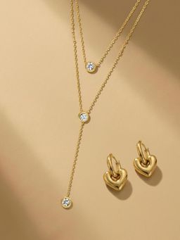 Palmonas - Women The Lariat Heart Love Jewellery Set