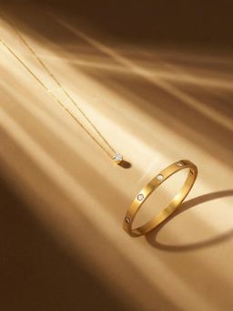 Palmonas - Women Twinkling Solitaire Jewellery Set