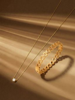 Palmonas - Women Mini Heart Glow Jewellery Set