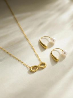 Palmonas - Women Infinite Pearl Jewellery Set